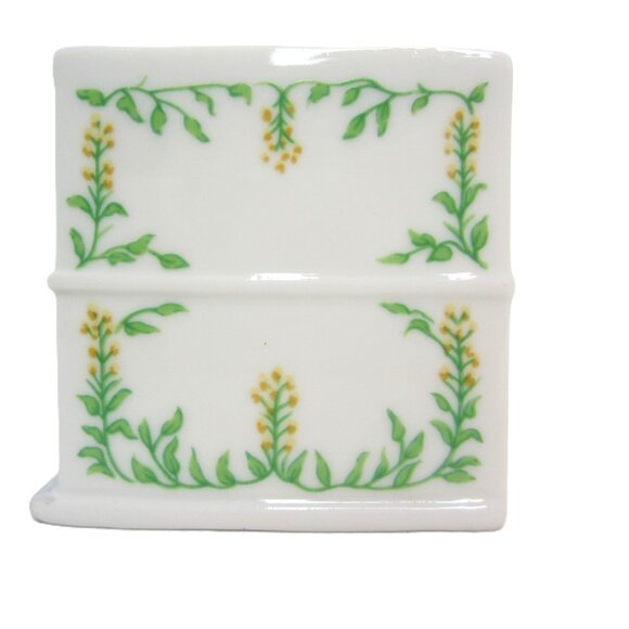 Lenox Spice Village Mustard BOTTOM ONLY Spice Jar Lid Cottage House Ceramic - Picture 2 of 6